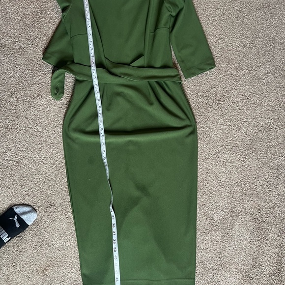 Bettie page by Tatyana green retro pencil dress - Picture 6 of 7